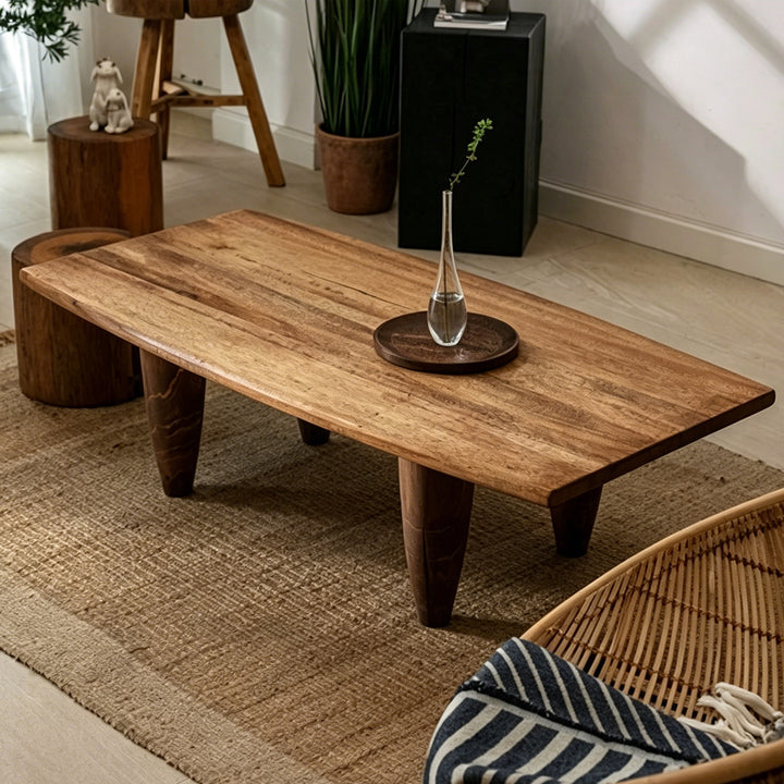 Cosmo Natural Wood Rustic Coffee Table