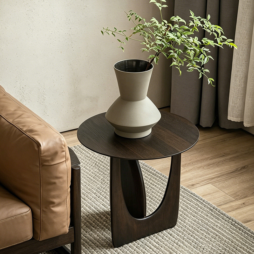 Callum Dark Wood Accent Table