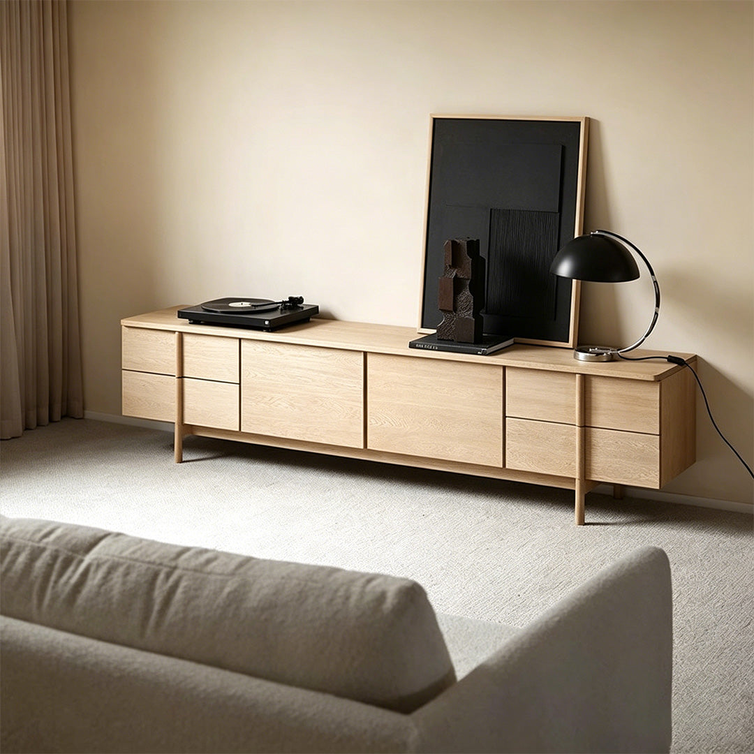 Ellis Natural Oak Media Unit