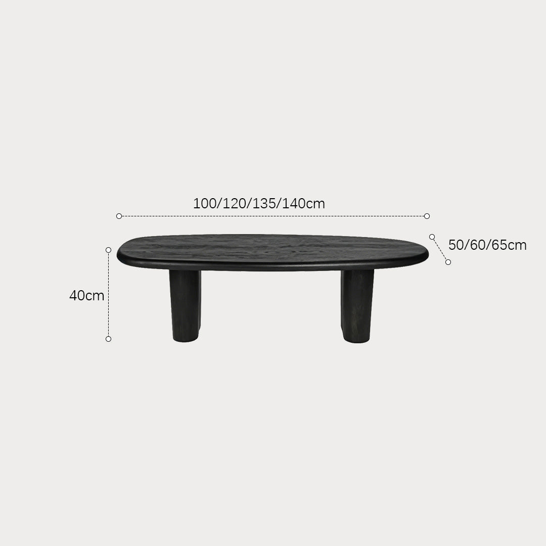 Cooper Black Textured Coffee Table