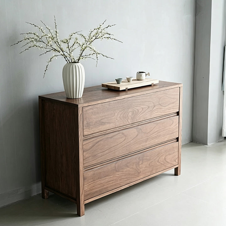 Emerson Natural Wood 3-Drawer Chest