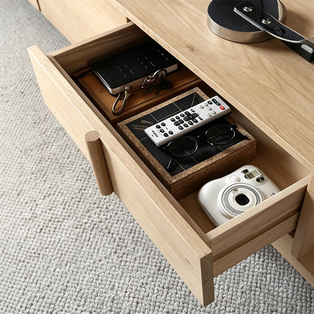 Ellis Natural Oak Media Unit