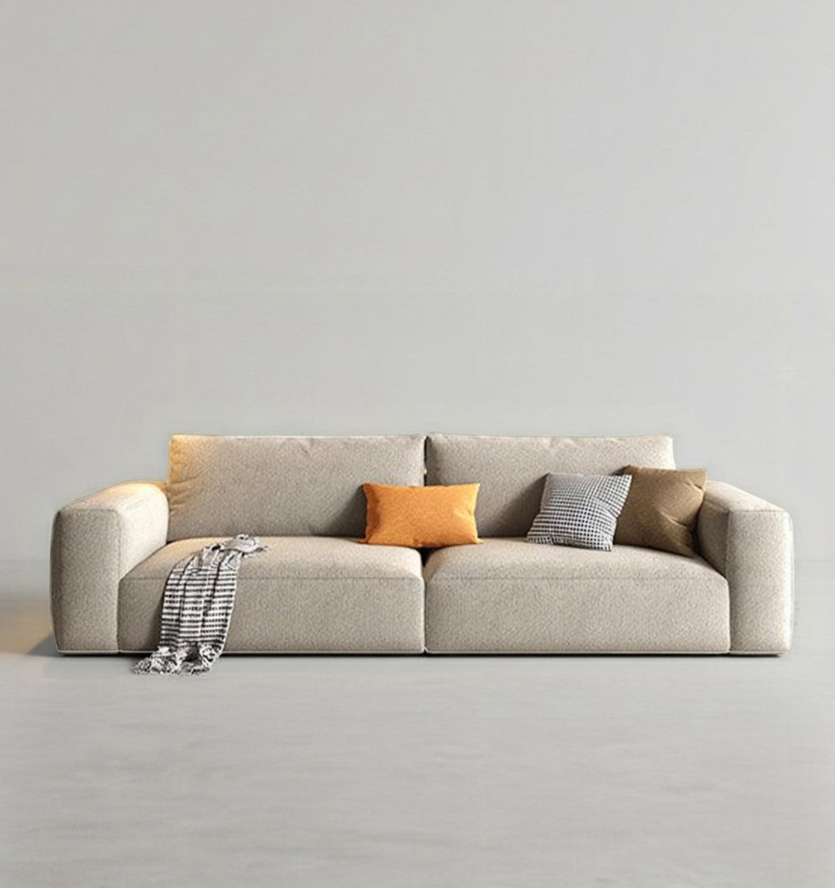 Lionel Two Seater Sofa, Linen-Weilai Concept
