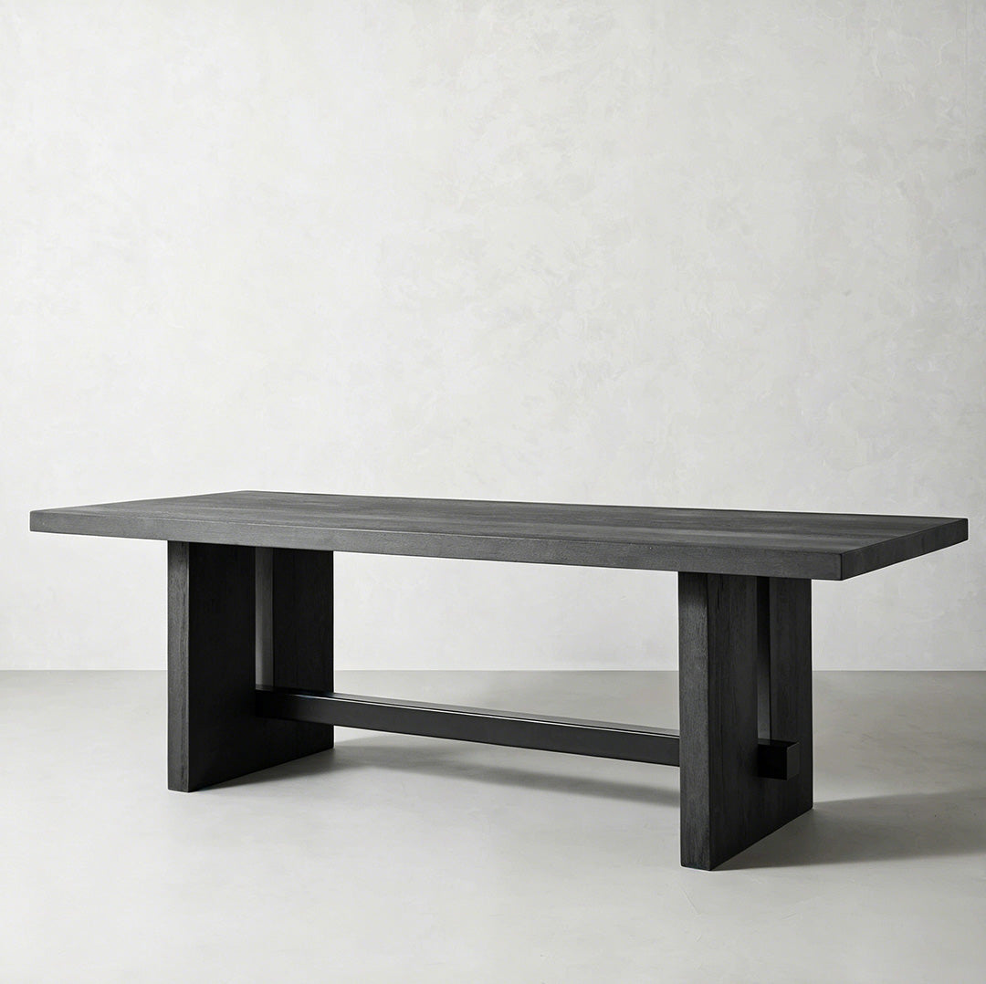 Declan Charcoal Oak Dining Table