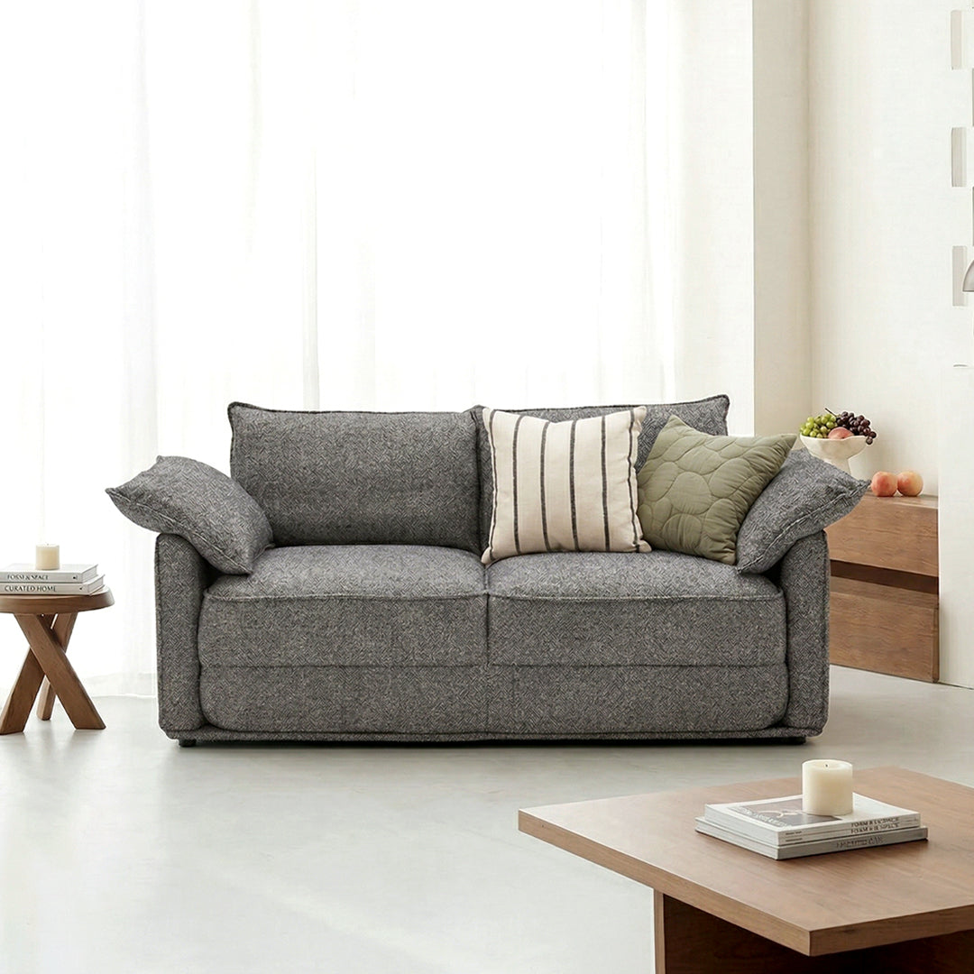 Barghouti Two Seater Sofa Bed, Linen