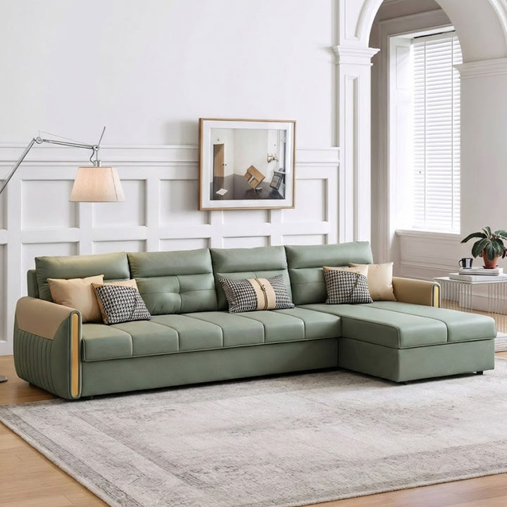 Malhotra L Shape Sofa Bed, Small Corner Sofa Bed - small corner sofa leather