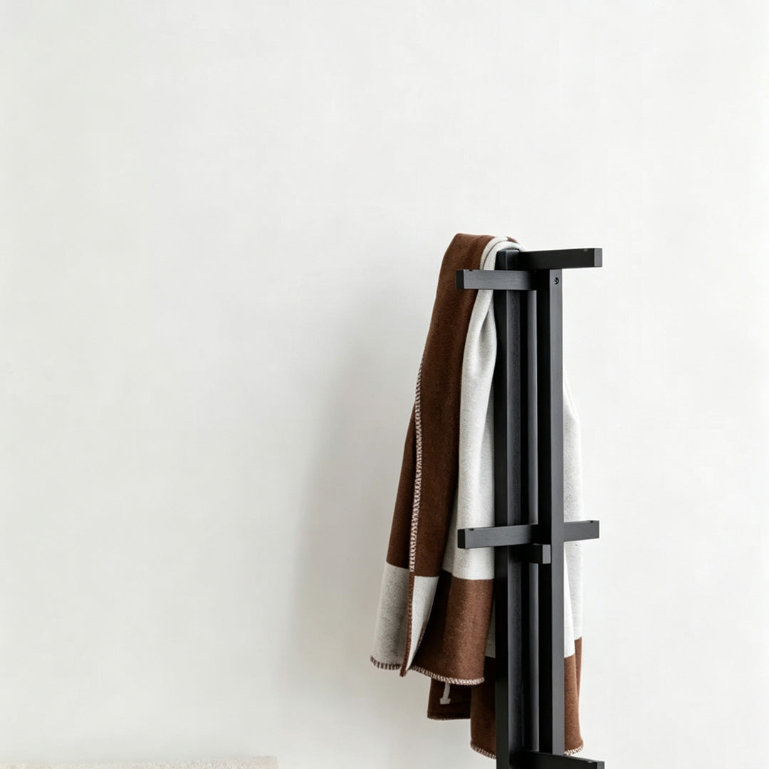 Garrett Black Oak Coat Stand Hooks