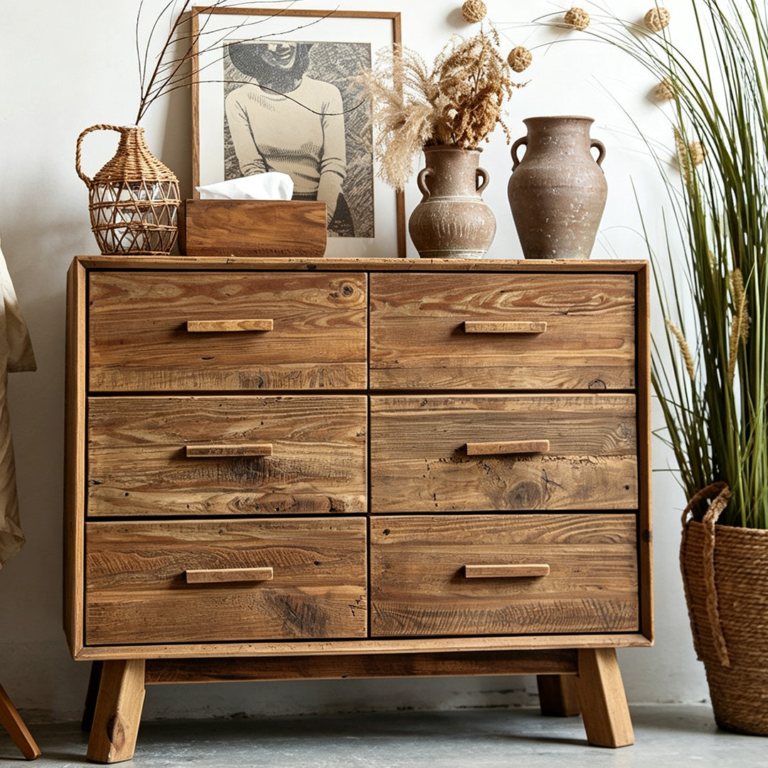 Ivor Oak Six-drawer Chest
