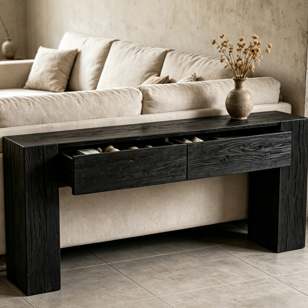 Hank Walnut Console Table