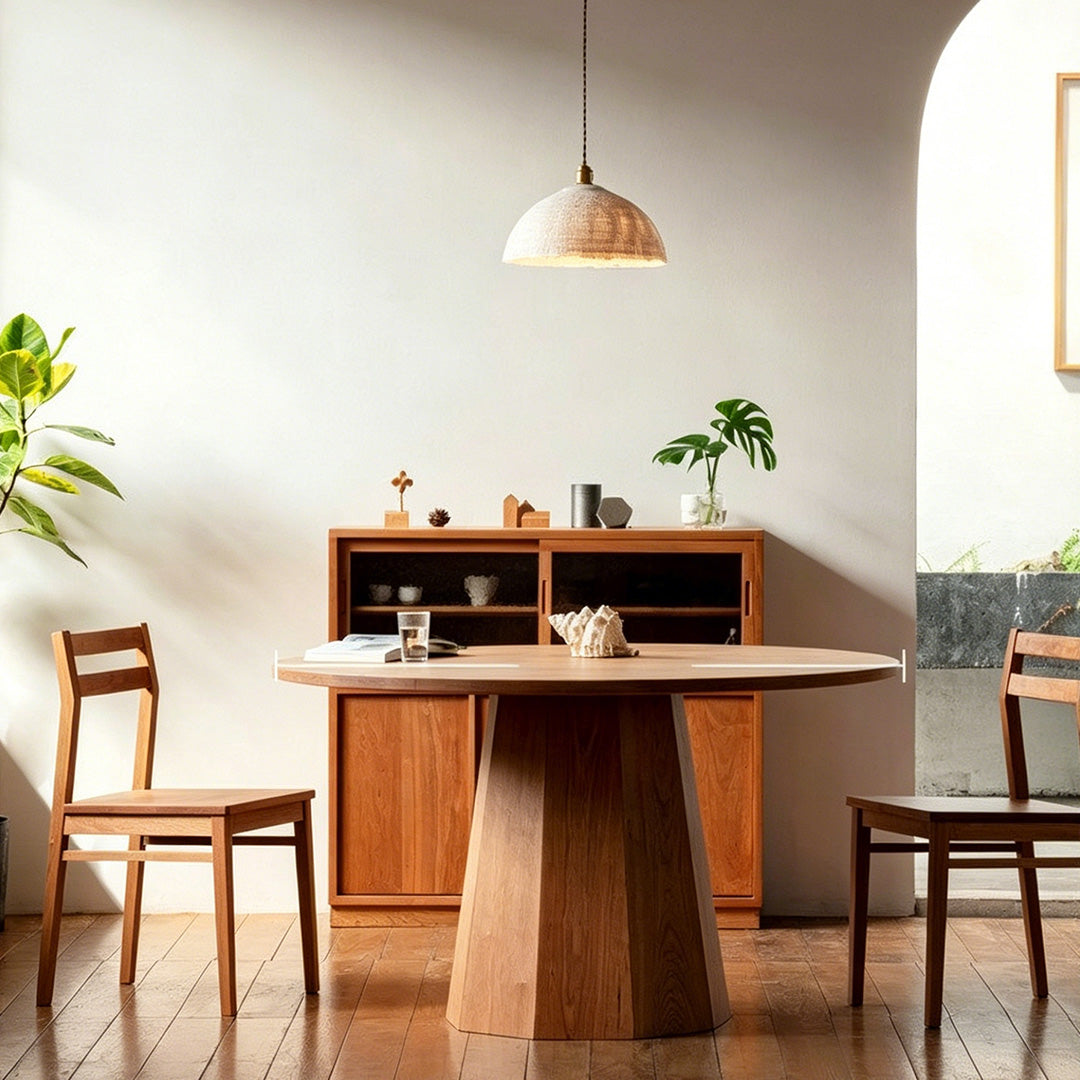 Matthew Natural Maple Round Dining Table
