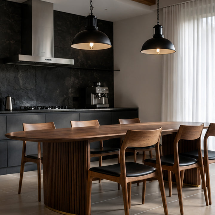 Ninette Walnut Wood Dining Table