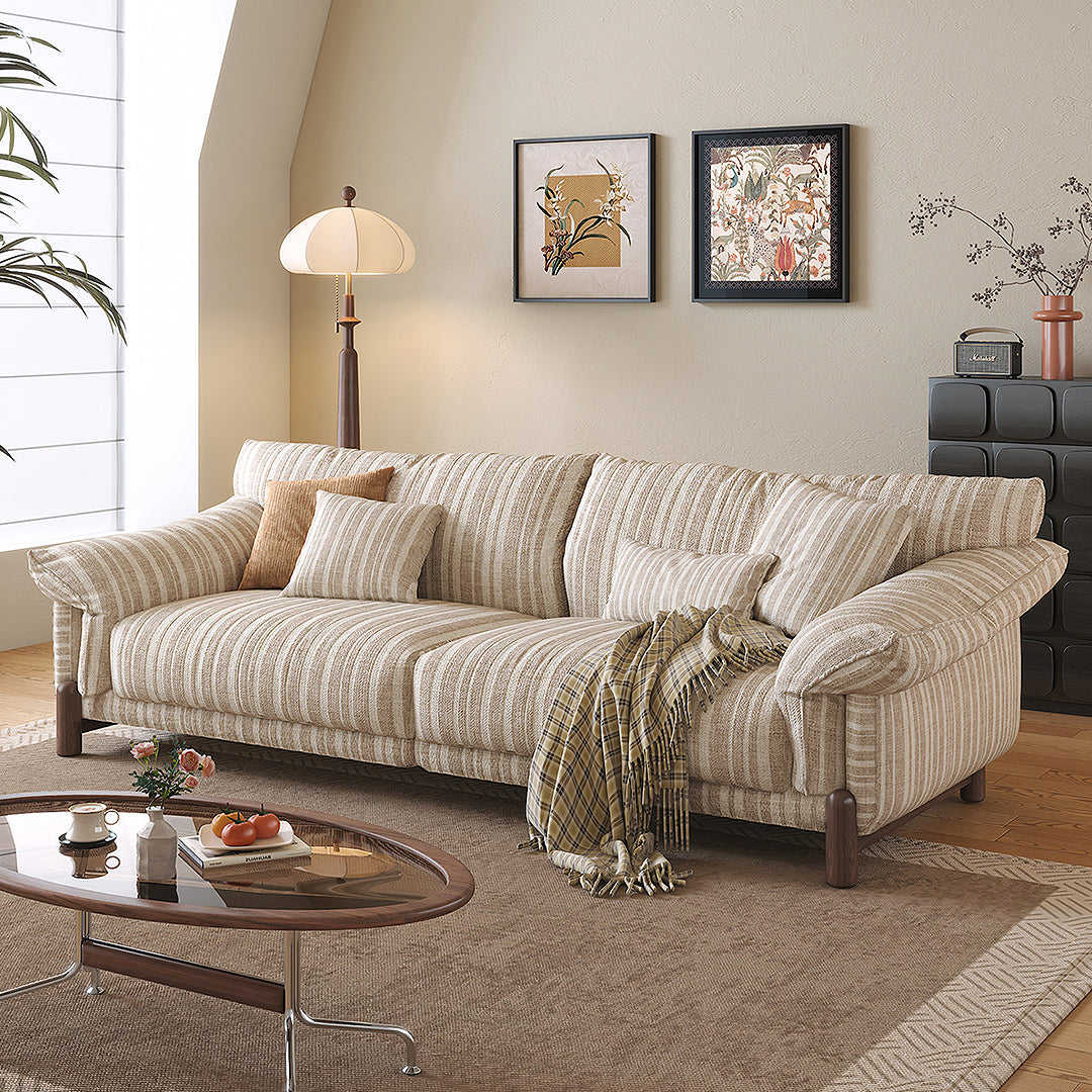 Eclat Two Seater Sofa, Linen or Chenille-Weilai Concept