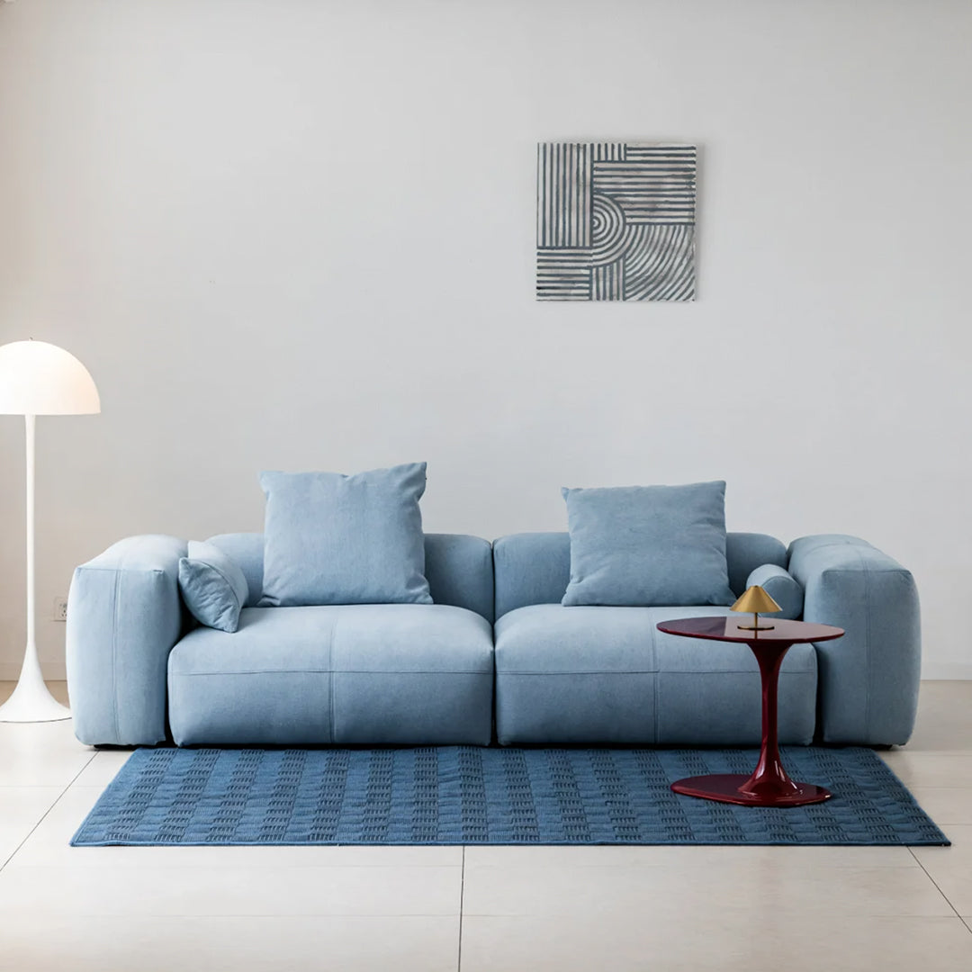 Gagnon Modular Sofa, Two Seater Sofa, Blue-Weilai Concept