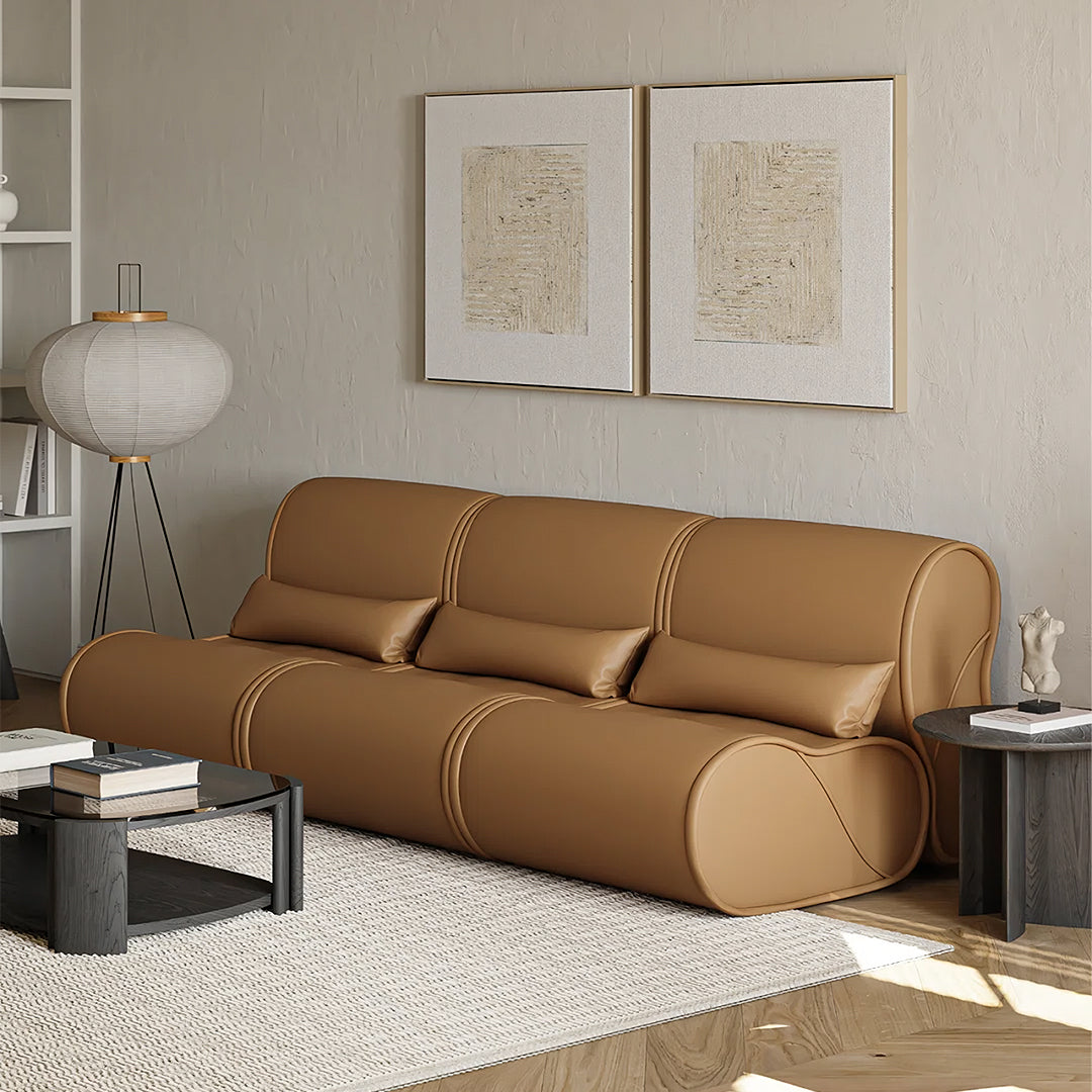 Shimizu Modular Three Seater Corner Sofa with beige corner sofa large