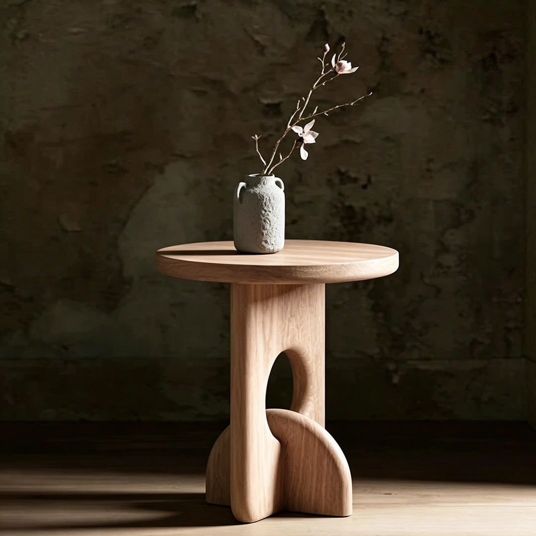 Colton Black Ash Accent Side Table