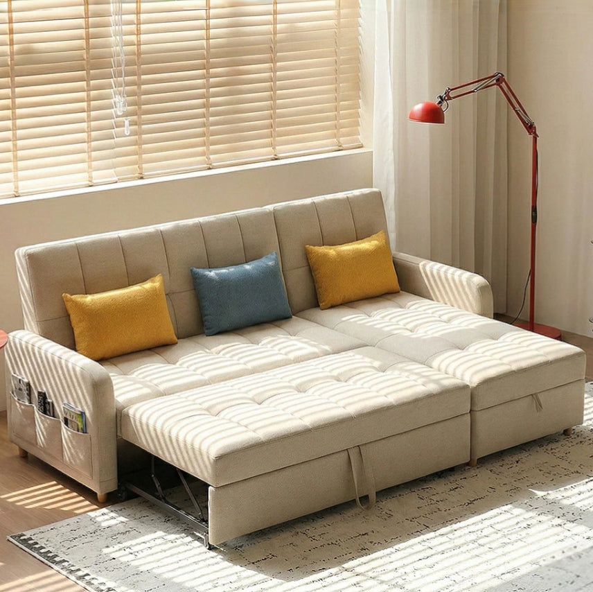 L Shape Sofa Bed With Storage