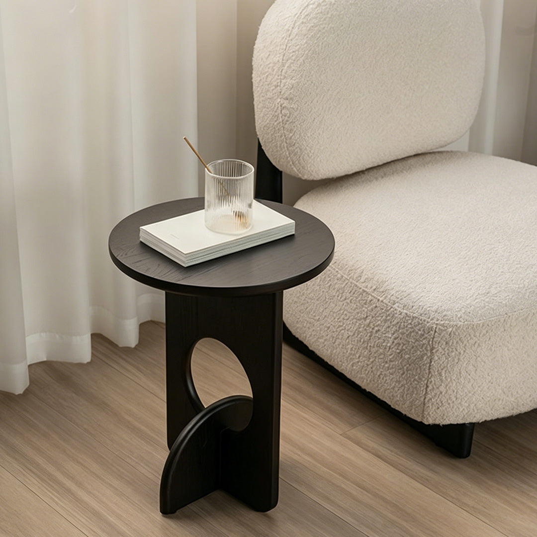 Colton Black Ash Accent Side Table