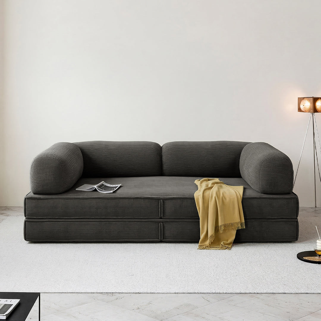 Van Buren Foldable Lazy Sofa Bed, Corduroy