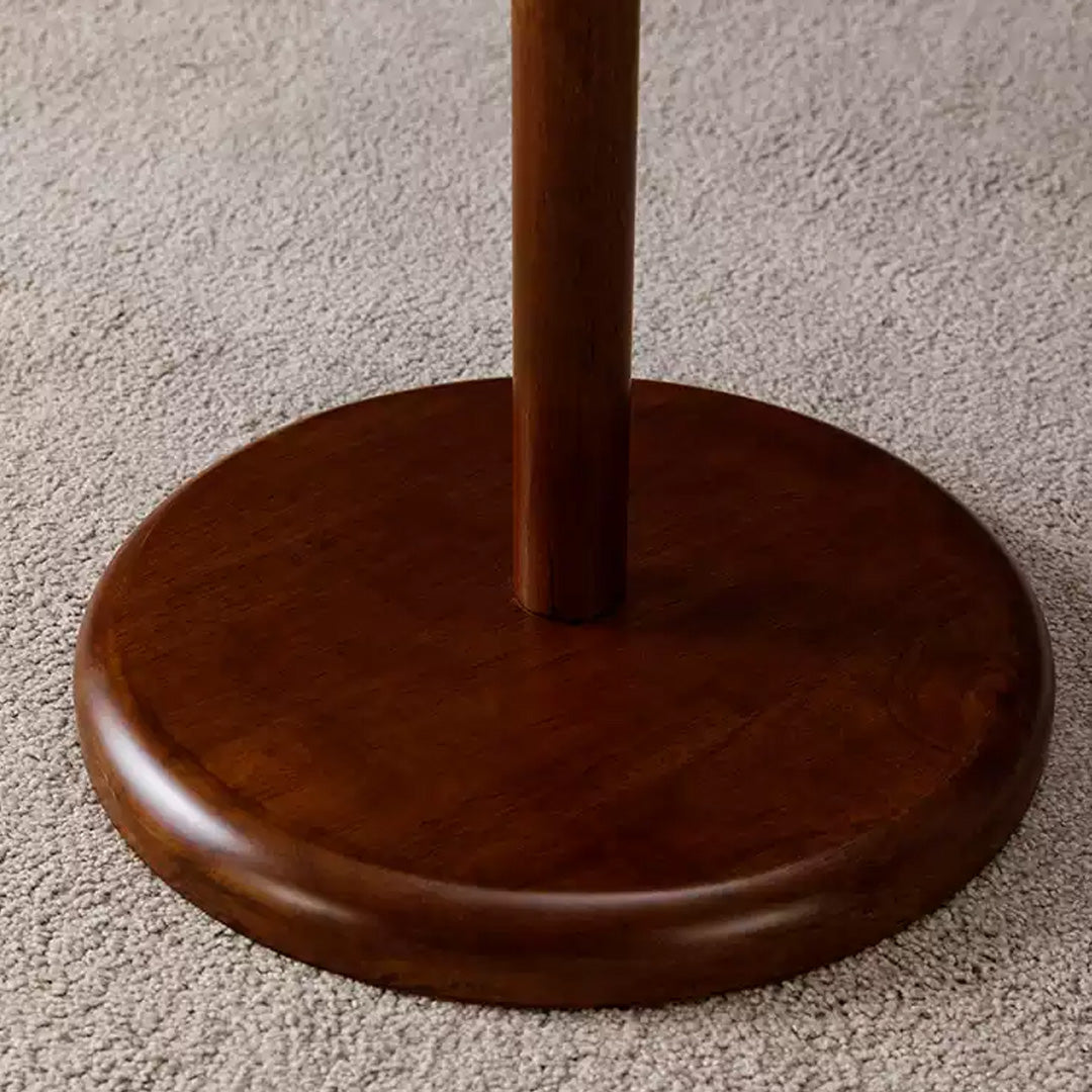 Erik Walnut Coat Stand With Brass Accents