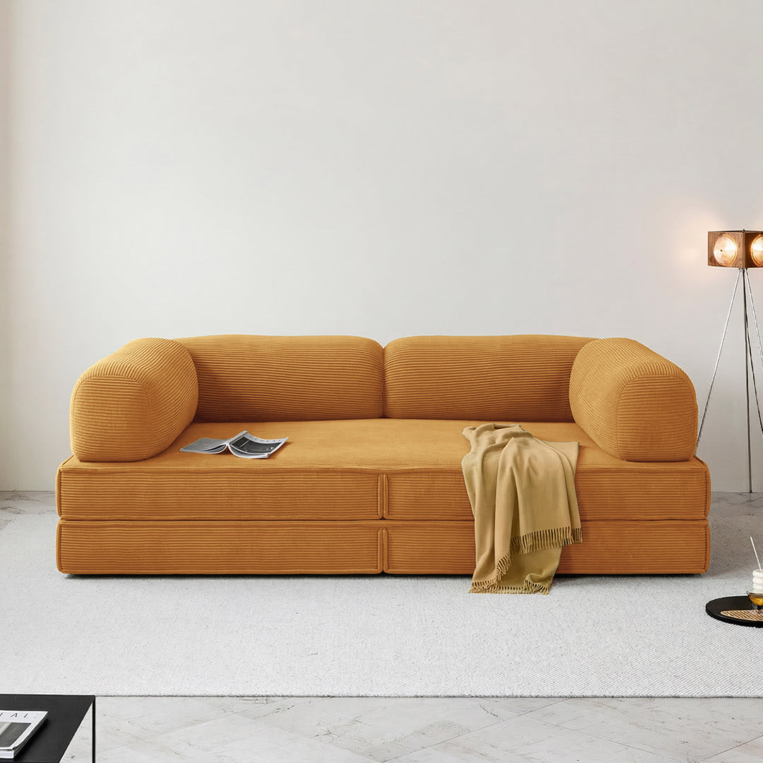 Van Buren Foldable Lazy Sofa Bed, Corduroy