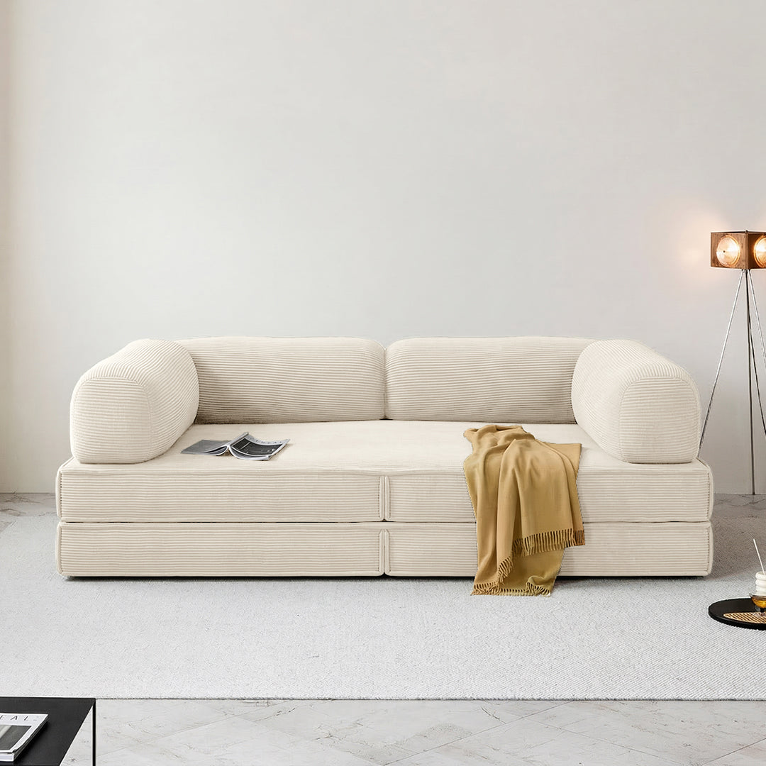 Van Buren Foldable Lazy Sofa Bed, Corduroy