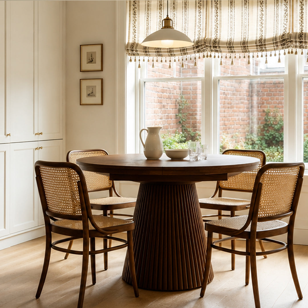 Camille Carved Pedestal Dining Table