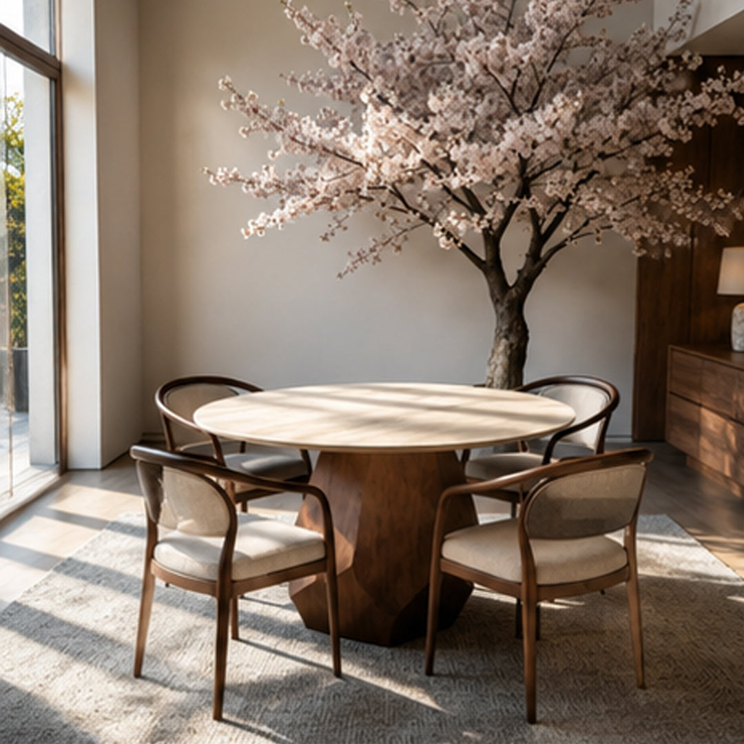Laurel Natural Sintered Stone Dining Table