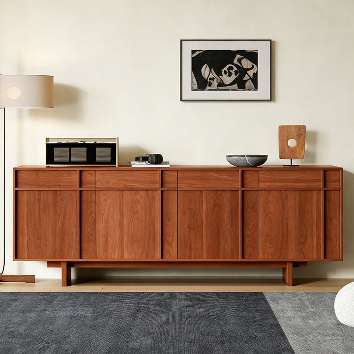 Rhys Walnut Wood Sideboard