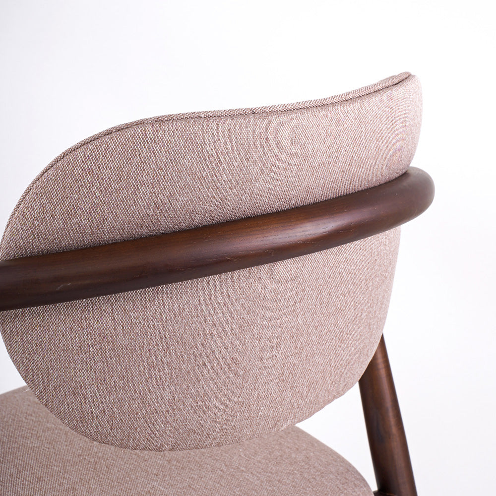 Modern Luxury Nordic Style Furniture New Solid Wooded Cushion Soft Hotel Cafe Shop Restaurant Dining Chair