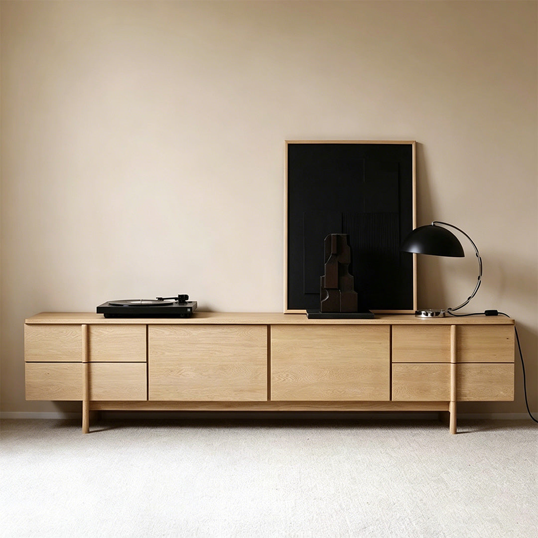Ellis Natural Oak Media Unit