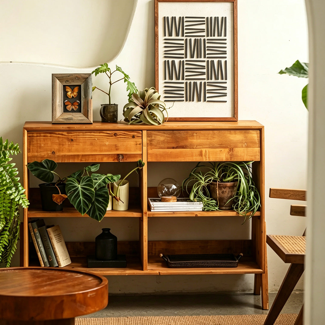 Hart Warm Wood Storage Sideboard