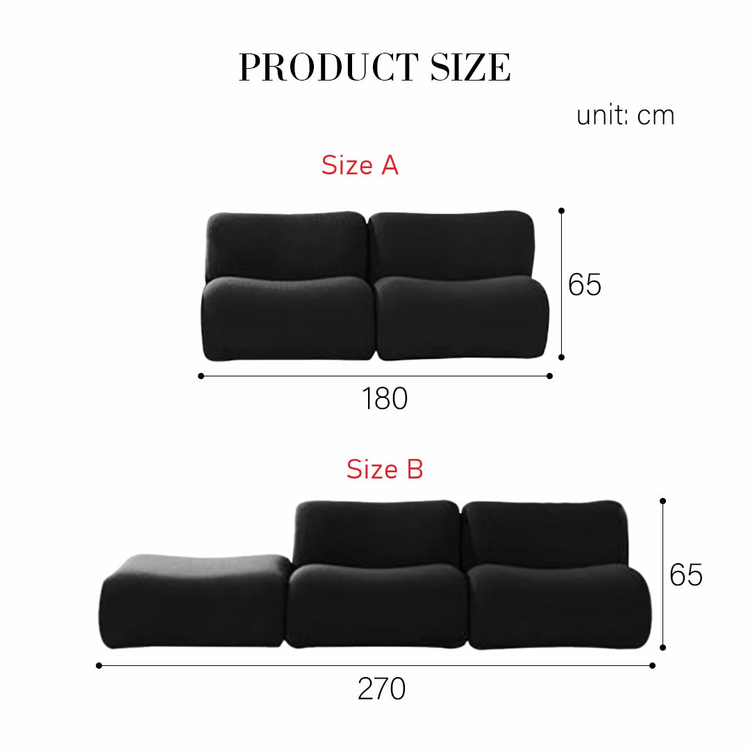 Matuszewski Modular Sofa, Two Seater, Three Seater, Boucle-Weilai Concept