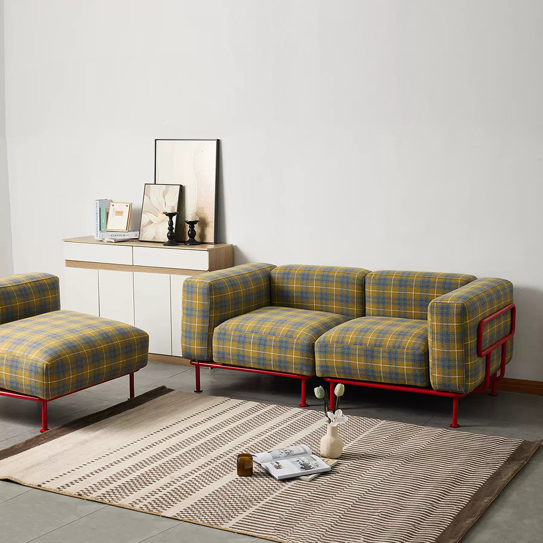 Velez Modular Sofa, Two Seater Sofa, Three Seater Sofa, Linen-Weilai Concept