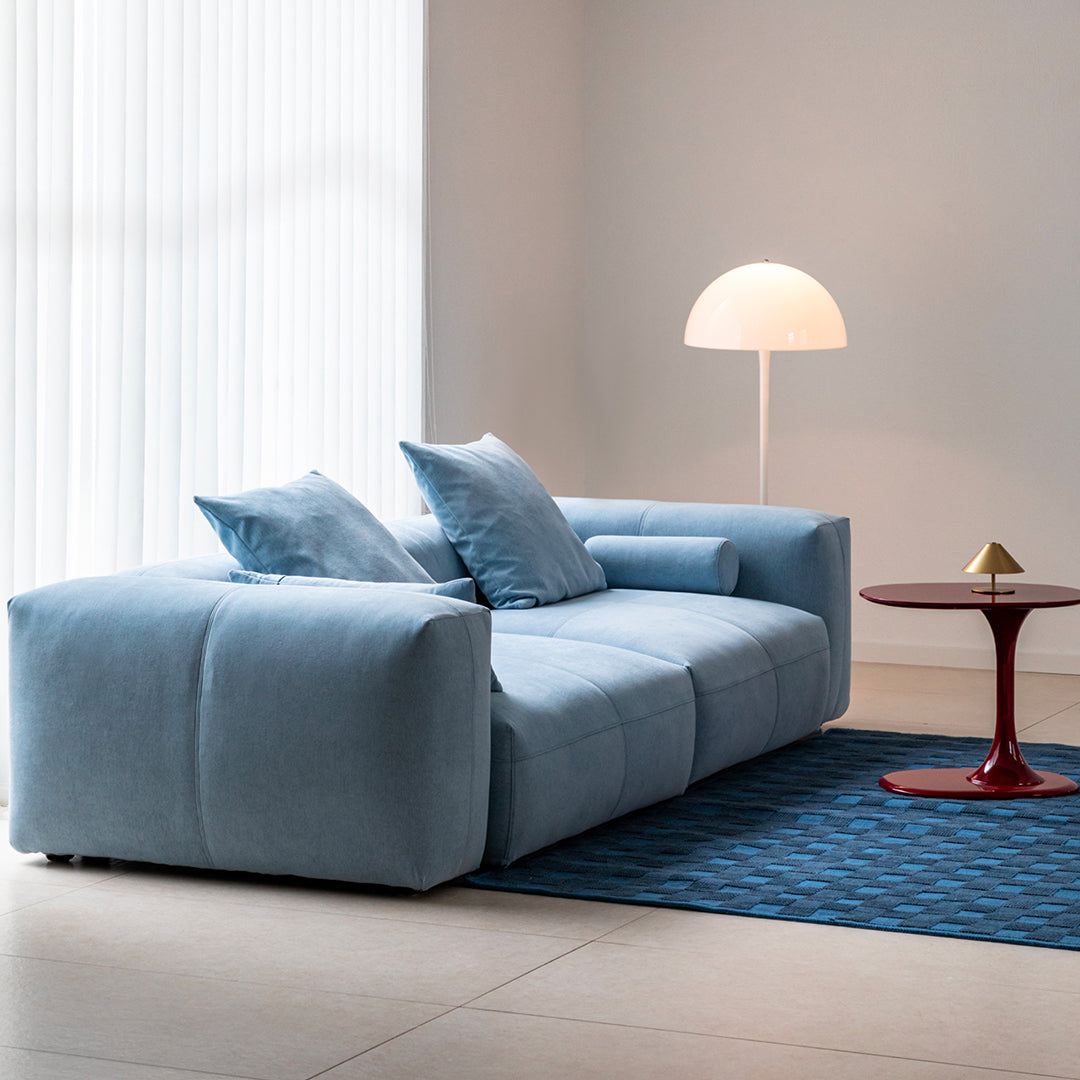 Gagnon Modular Sofa, Two Seater Sofa, Blue-Weilai Concept