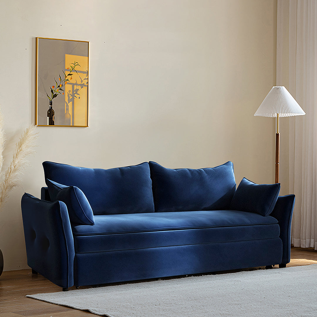 Detail view of Ritchie Two Seater Sofa Bed, Pull Out Sleeper Sofa Bed with m and s sofa beds