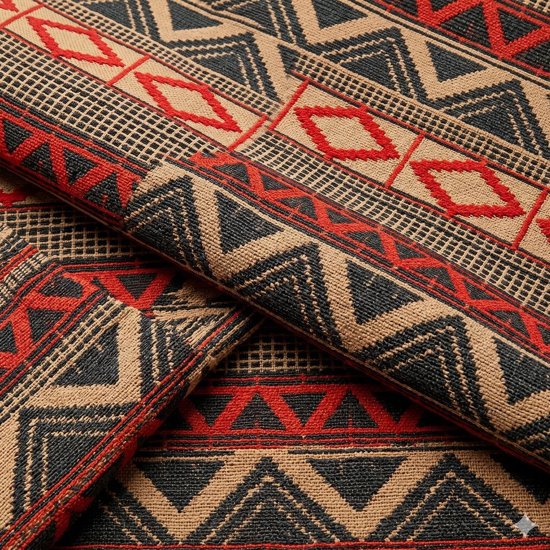 Sahara Terra Tribal Accent Dining Chair,Wood