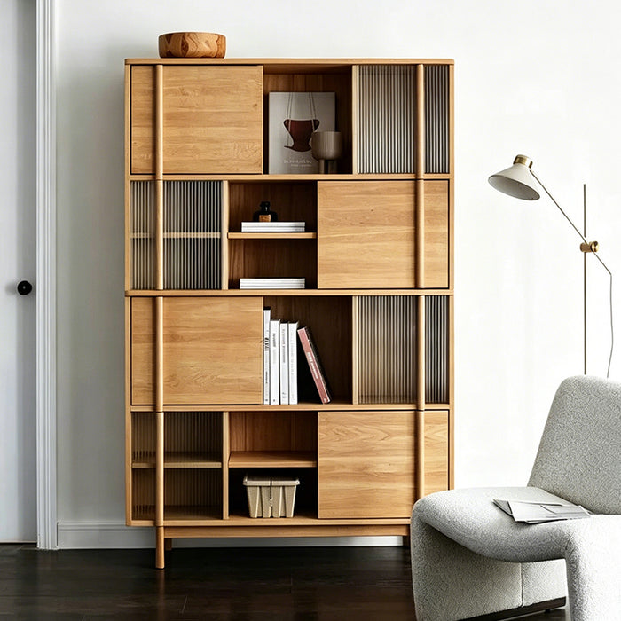 Harrison Oak Display Cabinet