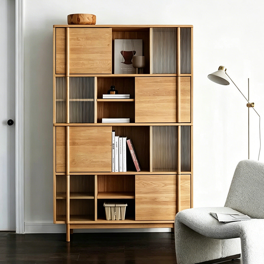 Harrison Oak Display Cabinet