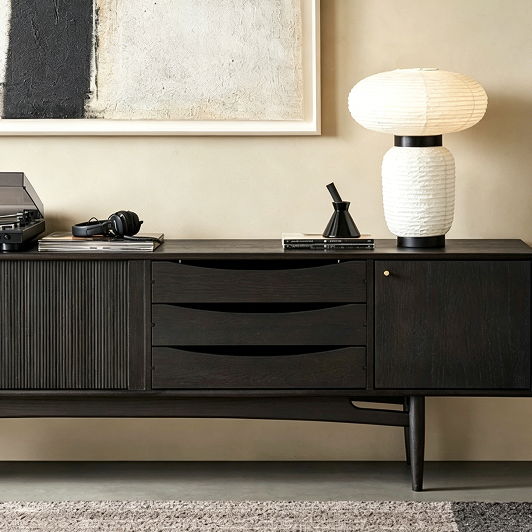 Tom Ebony Wood Sideboard