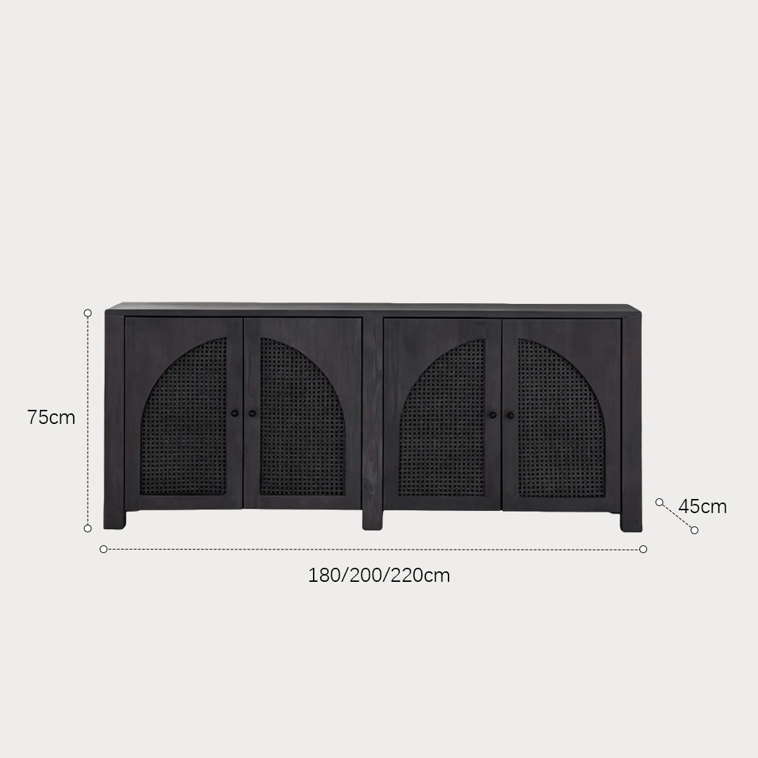 William Black Oak Mesh-panel Sideboard