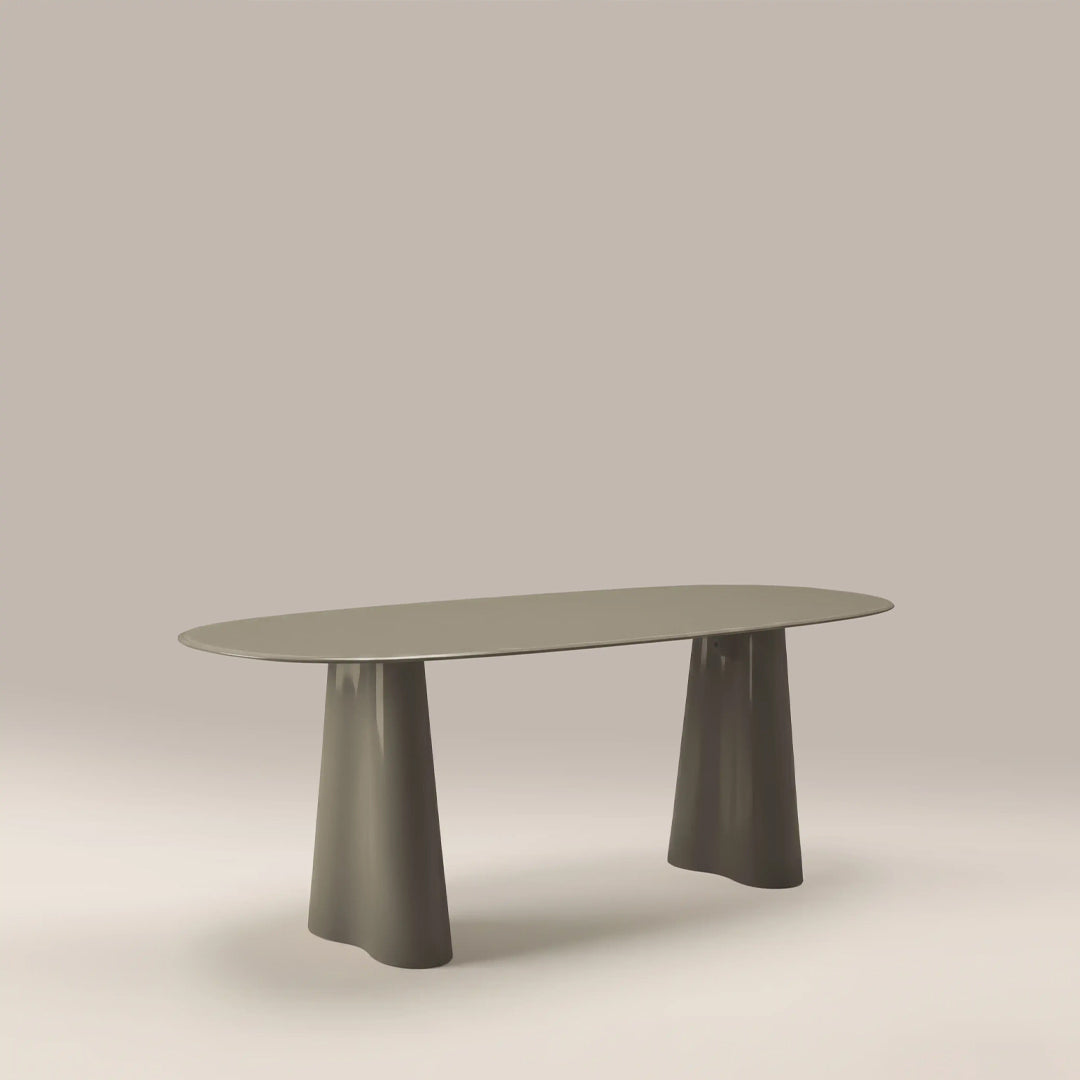Sedgwick Taupe Sculptural Dining Table