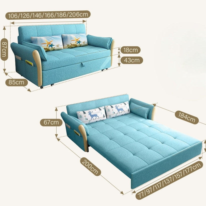 Stylish Two Seater Sofa Bed With Storage