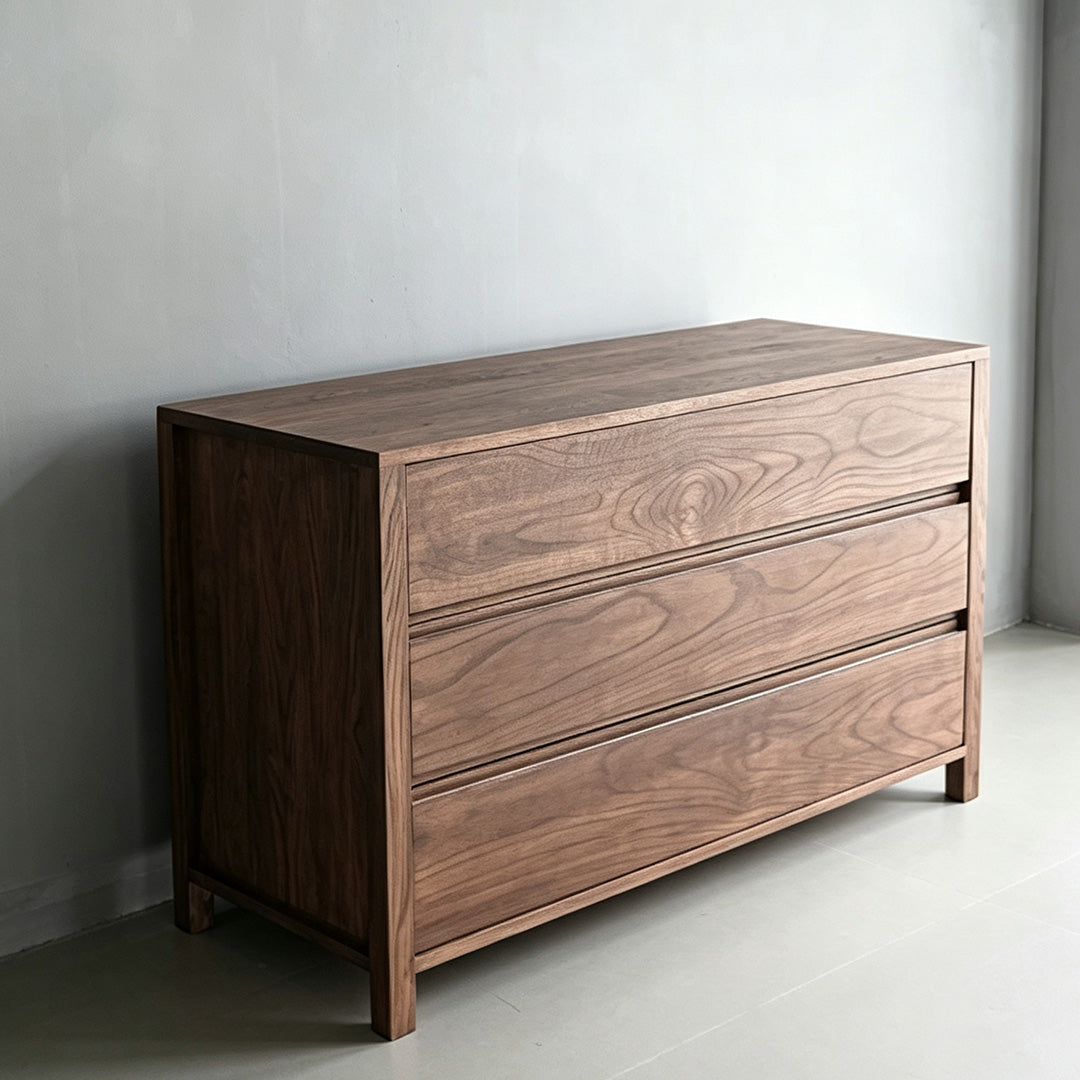 Emerson Natural Wood 3-Drawer Chest