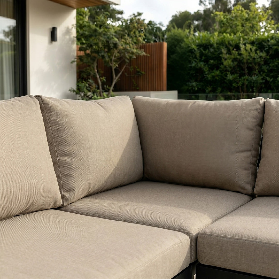 Joseph Taupe Outdoor Corner Sofa Set