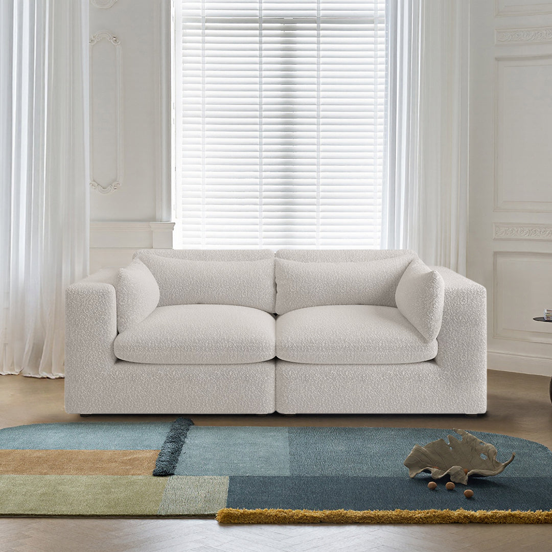 Makhmudov Loveseat Sofa, Two Seater Sofa, Velvet-Weilai Concept