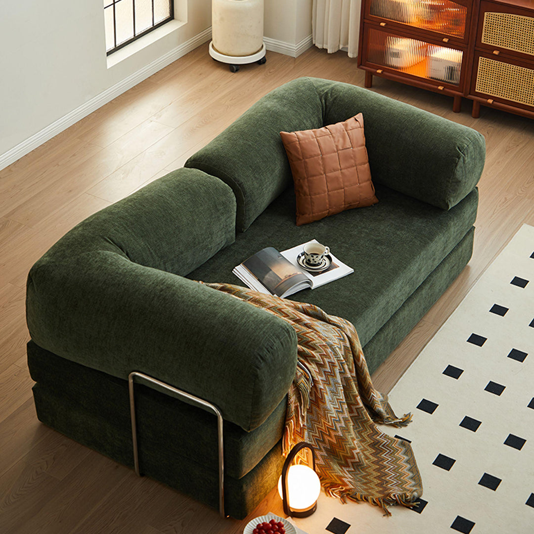 Yamada Foldable Lazy Sofa Bed, Corduroy with corner sofa bed amazon