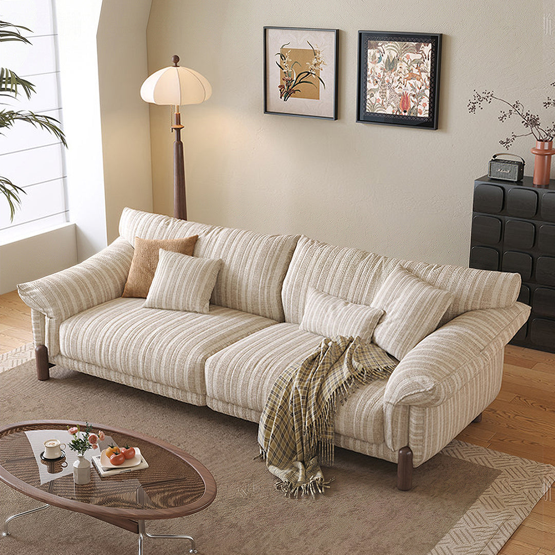 Eclat Two Seater Sofa, Linen or Chenille-Weilai Concept