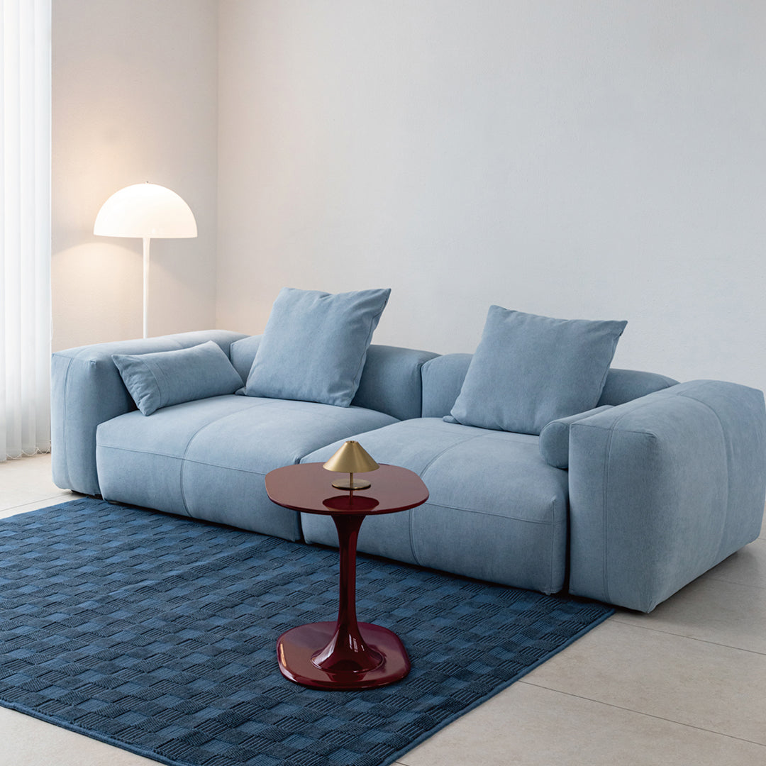 Gagnon Modular Sofa, Two Seater Sofa, Blue-Weilai Concept