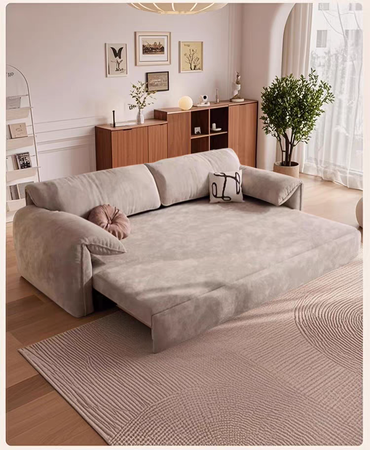 Modern Minimalist Style Multi-functional Foldable Sofa Bed