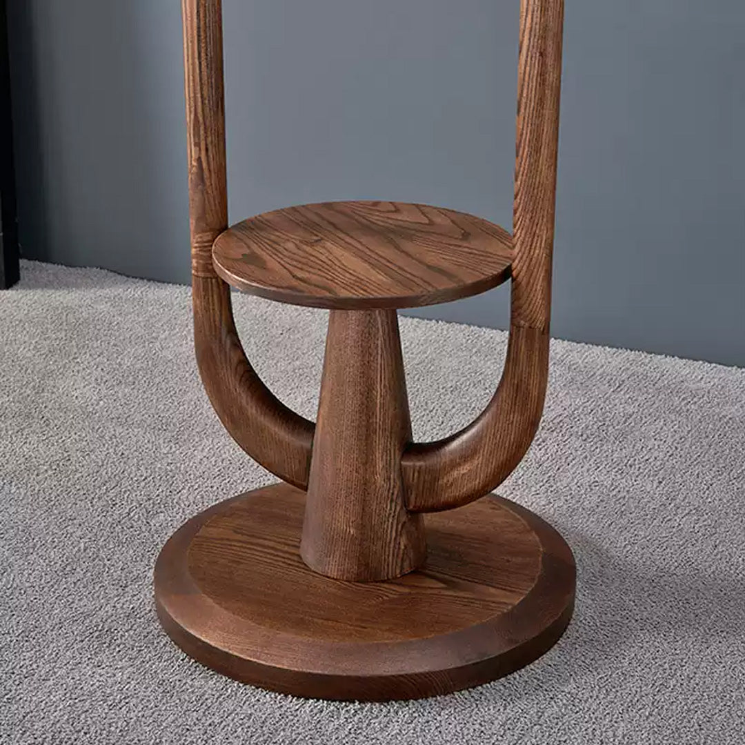 Ingrid Wax Wood Standing Coat Rack